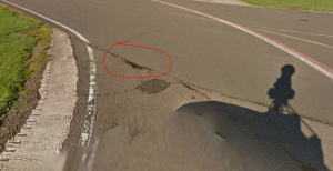 Top gear test track pot holes